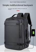 Mochara de viaje LExpandable with USB para hombre, Bolsa de Transporte aprobado por Vuelo para Aviones, Agua resistant to, duradera, 17 pulgadas, 2023 40 - details 0