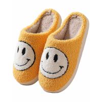 Zapatillas Sonrientes Mujer Hombre Zapatillas de Estar por casa Invierno unisex Cómodas Pantuflas Retro Calientes Peluche Zapatilla,36-41 color aleatorio. - details 0
