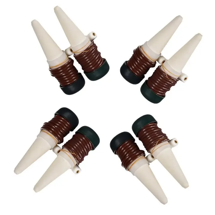 8Pcs Pitones De Cerámica Autoidal Para Riego De Plantas Interiores Sistema De Rociado Automático Para Cultivos En Interior - 1