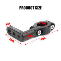 Soporte De Faro De Luces De Aluminio Para Manillar De Motocicleta 17-22 Mm 7/8" Compatible Con Cafe Racer Bobber Iluminación Para Vehículos - details 1