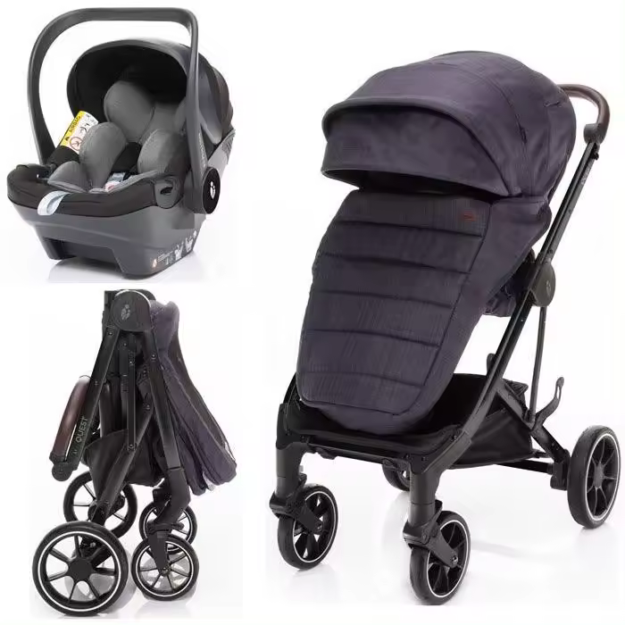 Carrinho de bebé Zopa Quest Midnight Navy/Black + X1 Plus i-Size - 1