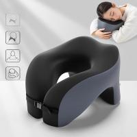 Almohada De Viaje En Forma De U De Espuma De Memoria Soporte Cervical Para Descanso Del Cuello Almohada Portátil VRZONE - details 0