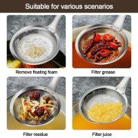 Filtro De Malla Para Hot Pot Percolador De Alimentos Fritos Escurre Grasa Espátula Para Cocina Herramienta De Eliminación De Espuma Y Grasa - details 7