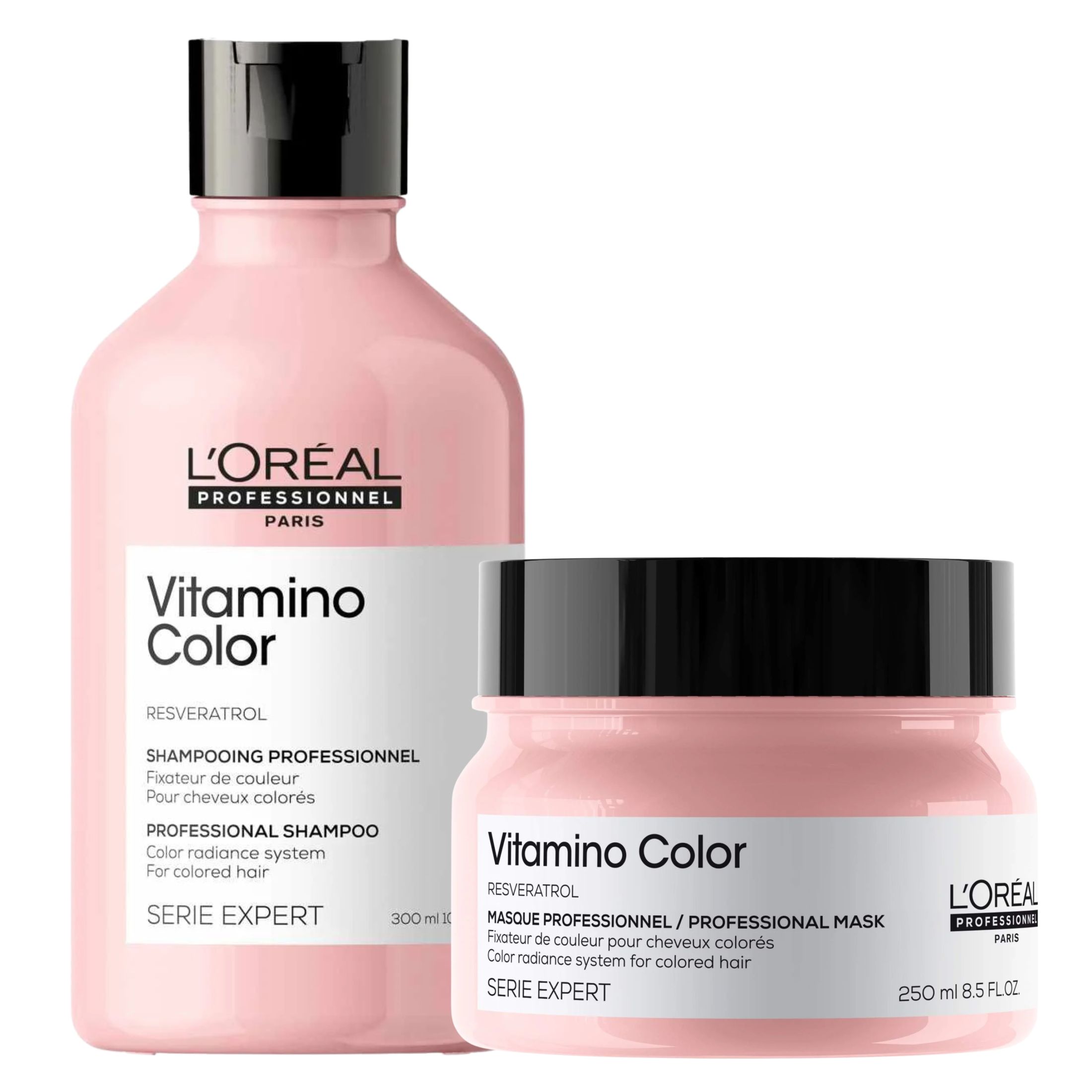 Pack L'Oréal Professionnel Vitamino Color Champú + Mascarilla – Cabello Coloreado