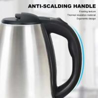 Hervidor Eléctrico De Acero Inoxidable 304 Portátil 2L Tetera Para Café Con Calefacción Rápida 1500W Función De Apagado Automático Base Rotatoria De 360 Grados Para El Hogar - details 2