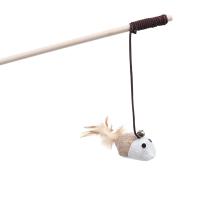 Nueva Juguete Para Gatos Palillo De Madera Con Plumas Y Campana Juguete Interactivo Para Mascotas Divertido Y Estimulante Para El Comportamiento De Los Gatos - details 4