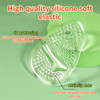 6Pcs Almohadillas De Metatarso De Silicona Para Zapatos Antideslizantes Autoadhesivas Para Mujer Inodoras Para Sandalias Y Tacones Altos Absorbentes De Choque Y Transpirables - details 1