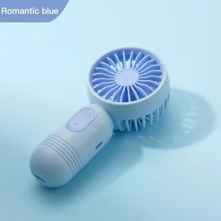 PORCHEDDU Mini ventilador de mano USB portátil de escritorio, Alta Energía Eólica, Gift de Verano para estudiantes - 1