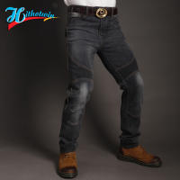 Jean Motociclista Para Hombres Pantalones De Moto Protección Contra Incendio Azul Casual Con Protección De Rodilla Hi-03 - details 11