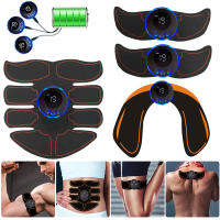 Estimulador De Músculo Abdominal EMS Con Parches De Entrenamiento ABS Massajeador Corporal Para Adelgazamiento Carga USB Fitness Instrumento De Ejercicio Muscular - details 8