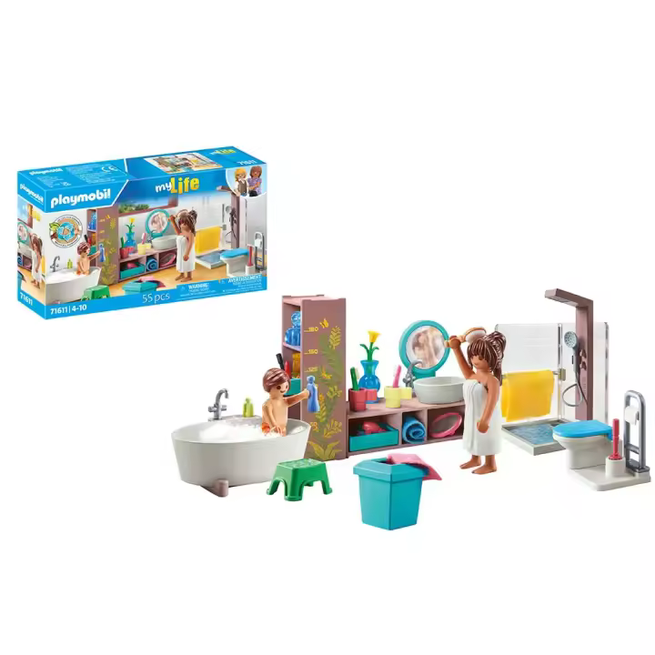Juguetes Figuras Playmobil Baño Transparente - 1