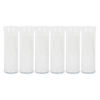 WAI 2 MARKET - Pack de 6, 12, 24 Velones Litúrgicos Blancos, Rojos y Colores Surtido Sin Perfume (190x55mm) – Velones Ecológicos de Larga Duración, Perfectos para Ceremonias, Decoración de Casa, Bodas, Eventos y Ambientes Religiosos, Iluminación Duradera - details 2