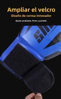 Guantes de Boxeo Profesionales para Adultos y Niños - Certificación CE con Acolchado Anti-Impacto , Entrenamiento MMA/Muay Thai/Sparring , Piel Sintética Hidrófuga y Ventilación 3D - details 5