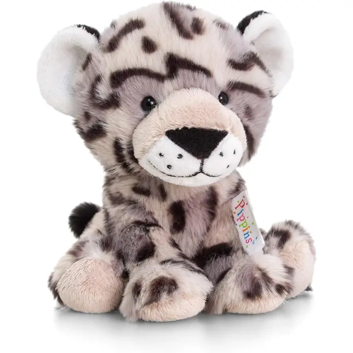 Keel Toys Pippins Peluche Leopardo Blanco Opal 14 cm - 1