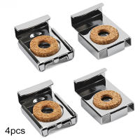 Kit De Fijación Para Espejo De Baño 4pcs Clips De Montaje En Pared Sin Marco Con Tornillos Y Soportes De Hierro Para Vidrio Hasta 10kg - details 2