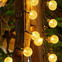 Luces De Hilo De Faeir De Cristal Solar 5M20L Impermeables Para Decoración De Navidad Camping Jardín Fiesta - details 6