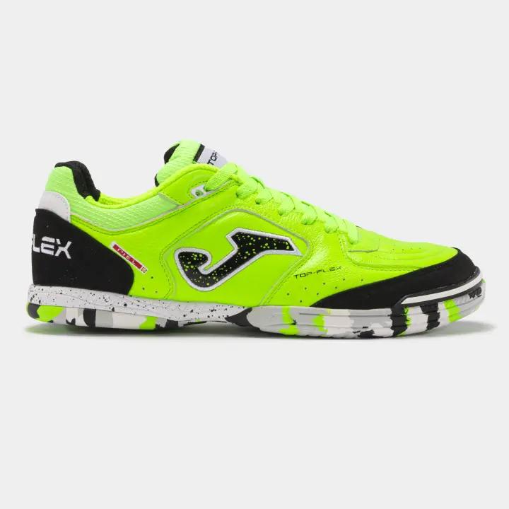 Zapatilla Fútbol Sala Adulto Joma Top Flex 2411 Verde Flúor Flexible - 1