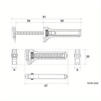 1PC EDC Multiherramienta Compacta Portátil Con Anillo De Llave Herramienta De Bolsillo Cuchillo Sobrecuadrilla Destornillador Kit De Sobrevivencia Para Camping - details 6