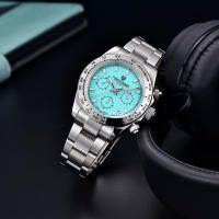Reloj De Pulsera De Cuarzo Para Hombre PAGANI DESIGN Con Bisel De Acero Inoxidable Cristal De Zafiro Resistente Al Agua VK63 Reloj Hombre - details 3