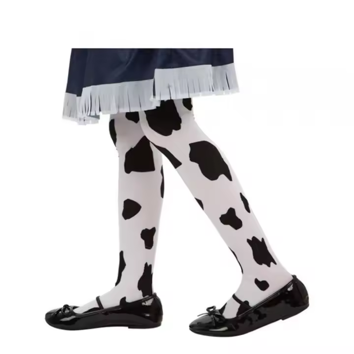Smiffy's Pantys de Vaquera estampado de vaca infantil - 1