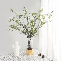 Planta Artificial De 110CM Con Hojas De Otoño Ramas Muertas Y Vines Para Decoración De Hogar Boda Hotel Disposición Fotografía Proporciones Amarillas Verdes Burgundy - details 8