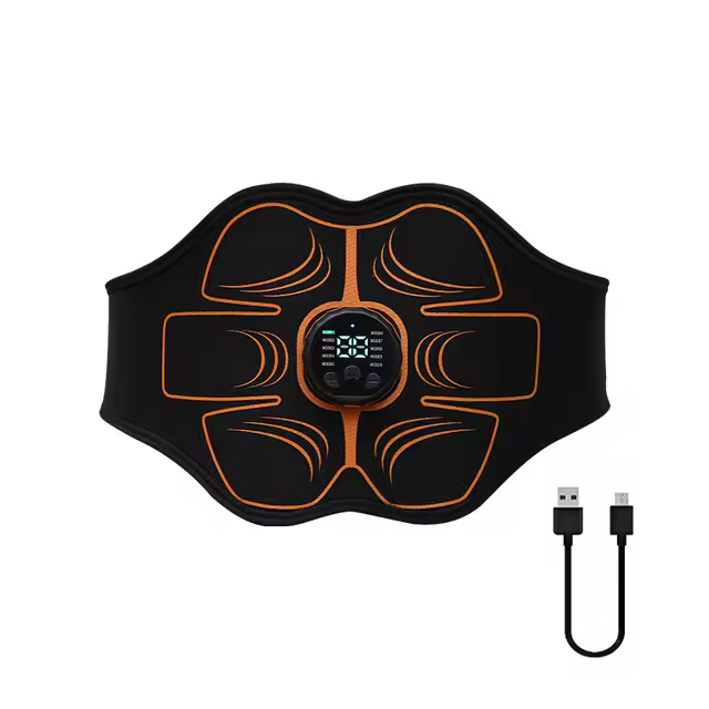 Cinturón Estimulador De Músculos Abdominales EMS De Fitness USB Para Reducción De Grasa Y Tonificación Corporal Uso Doméstico Y Gimnasio - 1