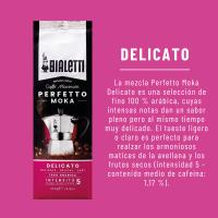Bialetti Café Molido Italiano - Perfetto Moka: Clásico, Intenso, Vainilla, Avellana, Chocolate, Descafeinado y Delicato -  6 paquetes de 250 gr cada uno (1,5 kg)  Café de alta calidad - details 9