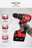 Taladro Eléctrico Inalámbrico Milwaukee 18V Brushless 150N.m Herramientas De Poder Con Batería M18 Para Decoración Y DIY - details 8