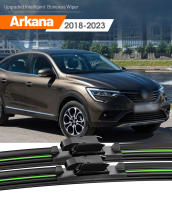 2pcs LimpiaParabrisas Delantero Para Renault Arkana 2018-2023 Plegables En Rama De Búho De Goma Natural Accesorios De Ventanas - details 0
