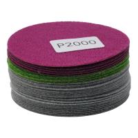30pcs Papel De Lija Para Agua/desnudo 3 Pulgadas 75mm Disco De Lija Con Resorte Y Cierre 800 1000 1200 1500 2000 3000 Grano Herramientas Abrasiónicas - details 3