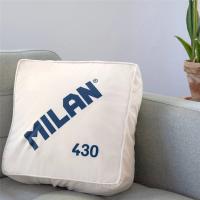 MILAN COJIN GOMA MILAN 430 SINCE 1918 BEIGE 1918 35x35x16 Cms. - details 1