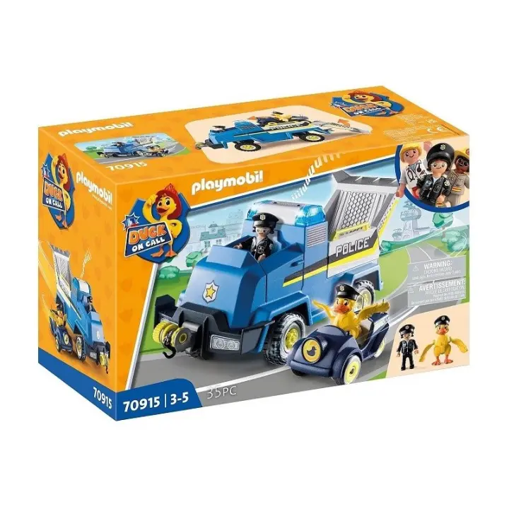 Playmobil Duck On Call 70915 Vehículo de Emergencia de la Policía con luz y sonido edad 3-5 años 22P70915 - 1
