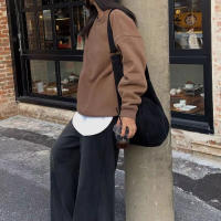 Bolso De Hombro Cruzado Grande De Lona Para Mujeres, Estilo Casual Y Versátil, Bolso De Estudiantes Moda Sencilla Y Funcional - details 8