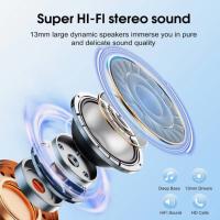 Auriculares Inalumbricos Bluetooth, 40H Control táctil Cascos Inalambricos, IP7 Impermeable Auriculares in Ear, Blanco  Blanco - details 0