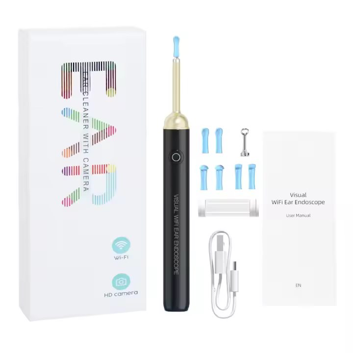 Nuevo Limpador de oidos, limpador de Canal auditory, limpador de oidos Eléctrico portátil y recargable, - 1