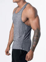 Top De Gimnasio Para Hombres Verano Quick-Dry Elastic Loose Sports Camiseta De Entrenamiento De Gimnasio Running Y Baloncesto - details 6