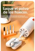 Mini Aspiradora Portátil Para Limpieza De Teclado Computadora Auriculares Móviles Herramienta De Limpieza Con Cepillo Y Bolígrafo - details 8