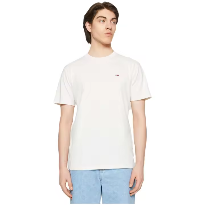 Camiseta de Manga Corta Tommy Jeans  para hombre en color blanco - 1