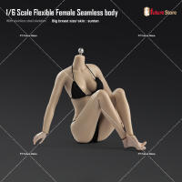 Figura De Acción Flexible AB001 1/6 Para Mujer Con Cuerpo Sin Aros Detachable Y Detalles Fisiológicos Pezuñas Y Esqueleto De Acero 12'' Con Gran Seno - details 16