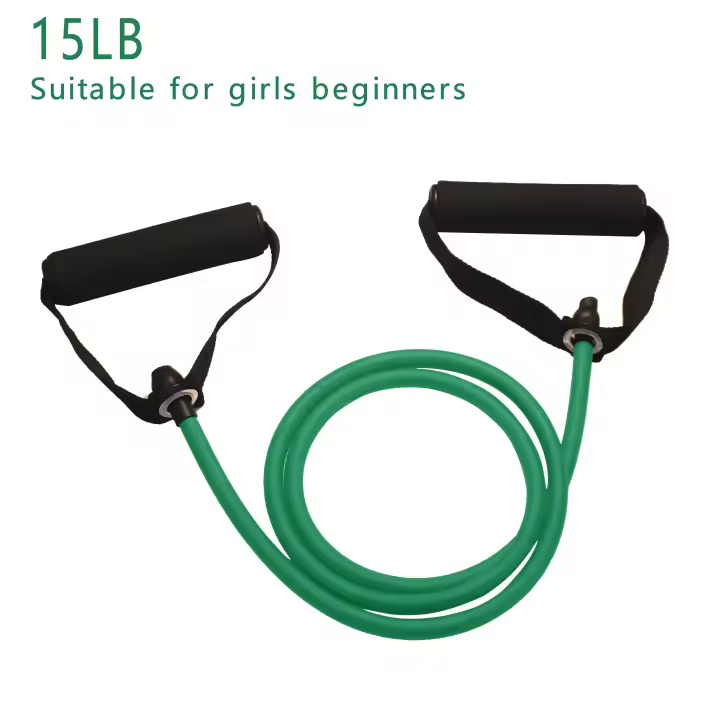 Bandas de resistencia con asas, Bandas de ejercicio, Bandas de entrenamiento con asas para hombres mujeres, Equipo de entrenamiento de fuerza en el hogar - 1