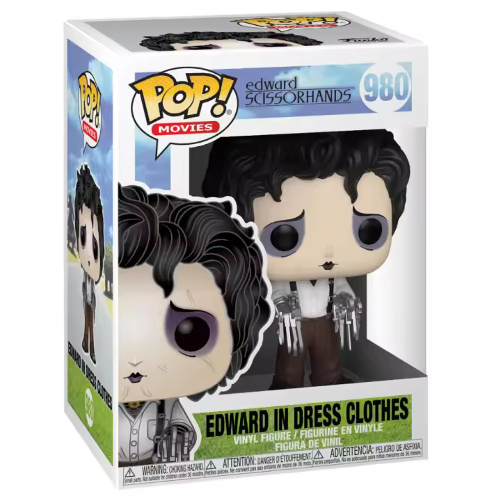 Eduardo Manostijeras POP! Movies Vinyl Figura Edward in Dress Clothes 9 cm - 1