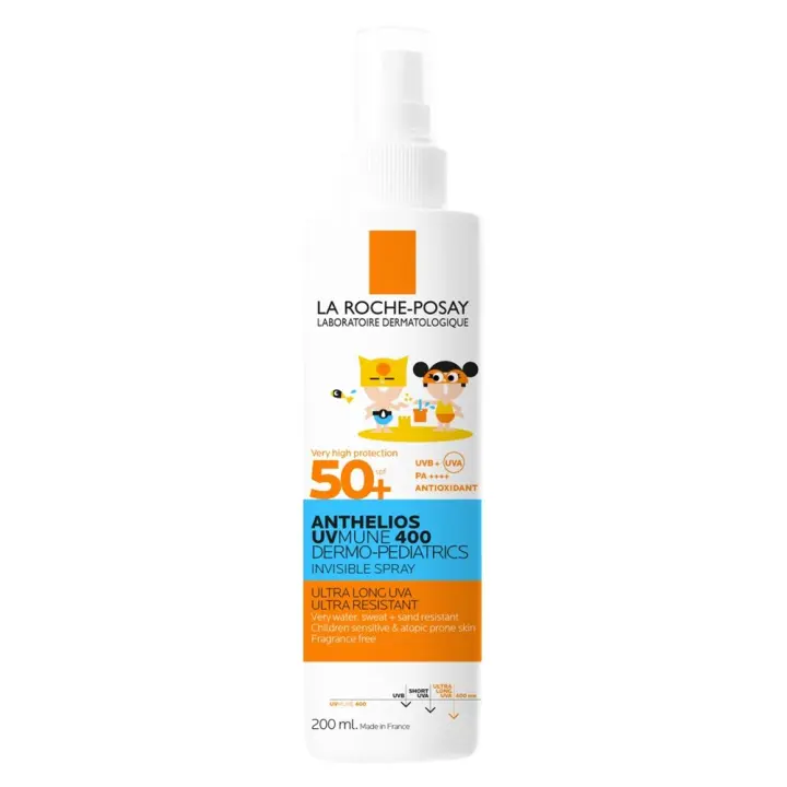 Protector Solar Niños La Roche Posay Anthelios Dermopediatrics Spray Invisible SPF50+ 200 Ml - 1