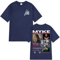 Camiseta Gráfica Rapper Myke Towers Para Hombres Y Mujeres Moda Hip Hop Sobredimensionada Algodón Transpirable Y Ligera Camiseta De Calle Casual Para Todas Las Estaciones - details 3
