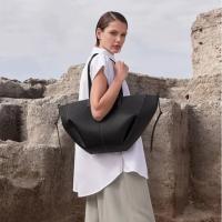 Bolso de mano de color sólido para Mujeres, material de cuero de Vaca, Bolso de axila, moda SO - details 0