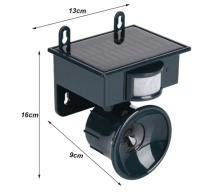Repellente Solar Ultrasonido Para Bird Deer Cat Dog Mouse Repelente De Animales Nuevo En El Mercado De E-commerce - details 6