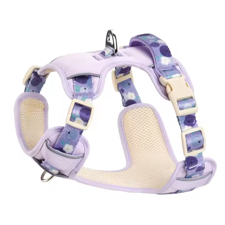 Chest 81-107 about 60-100 catties dog traction rope summer vest pet harness breathable dog leash large, medium and small dogs Corgi Bichon outing chain - 1