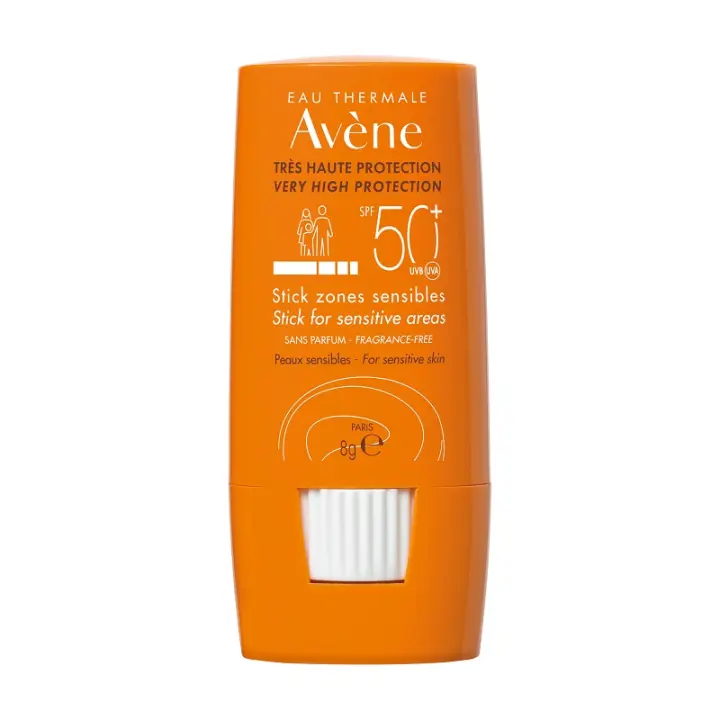 Avène Protector Solar Alta Resistente Al Agua para Zonas Sensibles y Cicatrices - 1