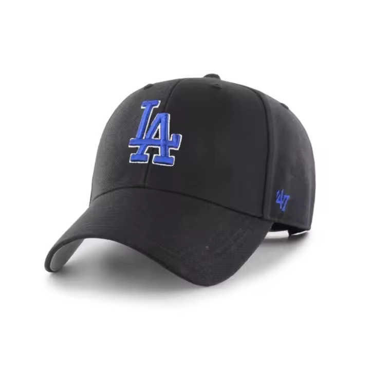 Gorra ´47 'Los Angeles Dodgers' Negro Logo Azul - 1