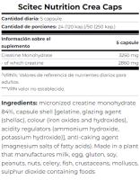 Crea Caps 250 Cápsulas - Scitec Nutrition - details 1