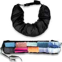 Funda de almohada de viaje rellenable para el cuello, funda de almohada portátil, bolsa de almacenamiento, cojín de avión, almohada de viaje con relleno automático - details 5